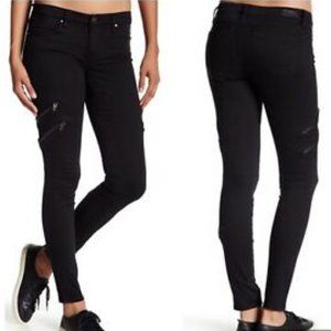 Blank NYC Denim Moto Zipper Skinny Classiques Jean
